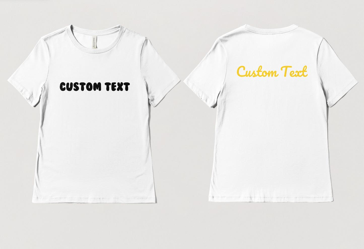 "Adult" Custom Text T-SHIRT; SWEATSHIRT; HOODIE